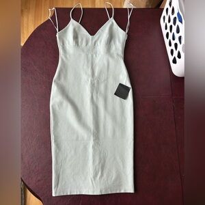 NEW WITH TAGS Lulu’s midi sheath dress in robin’s egg blue